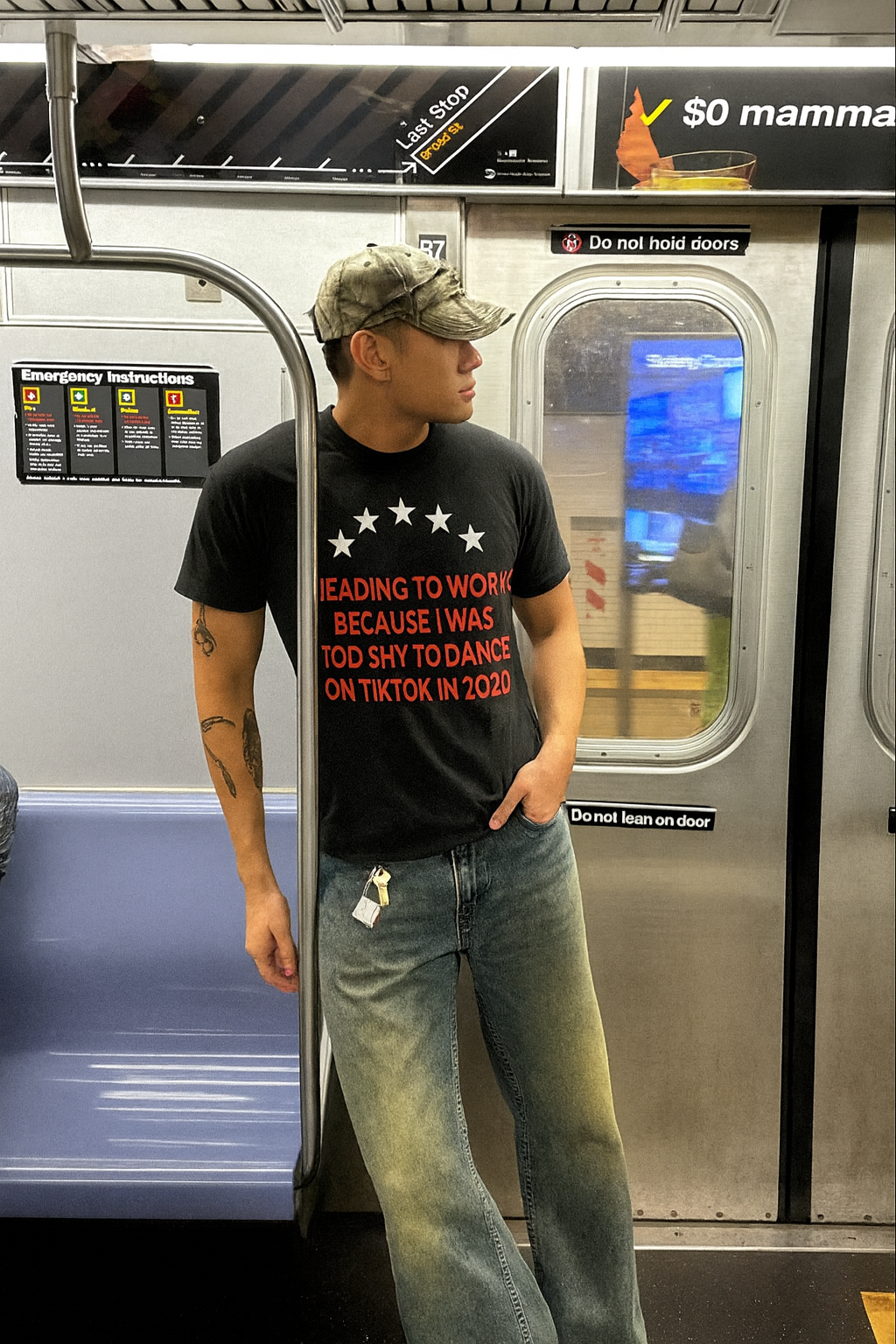 Too Shy To Dance - B/W Unisex Tshirt