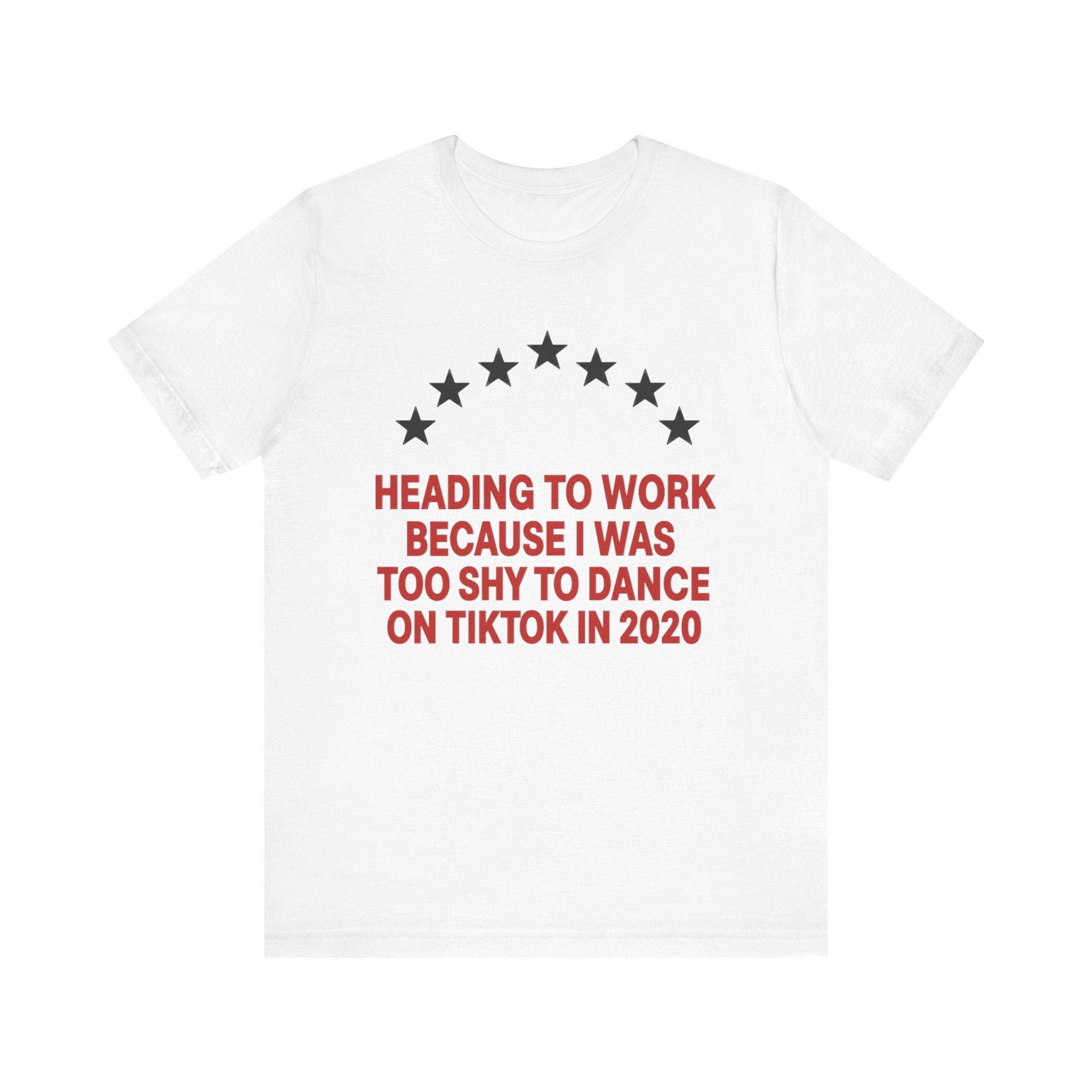 Too Shy To Dance - B/W Unisex Tshirt