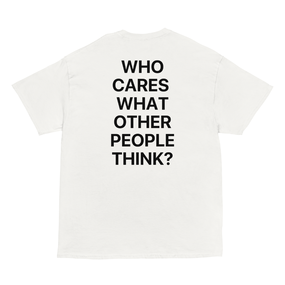 GIU - Who Cares - White Tshirt