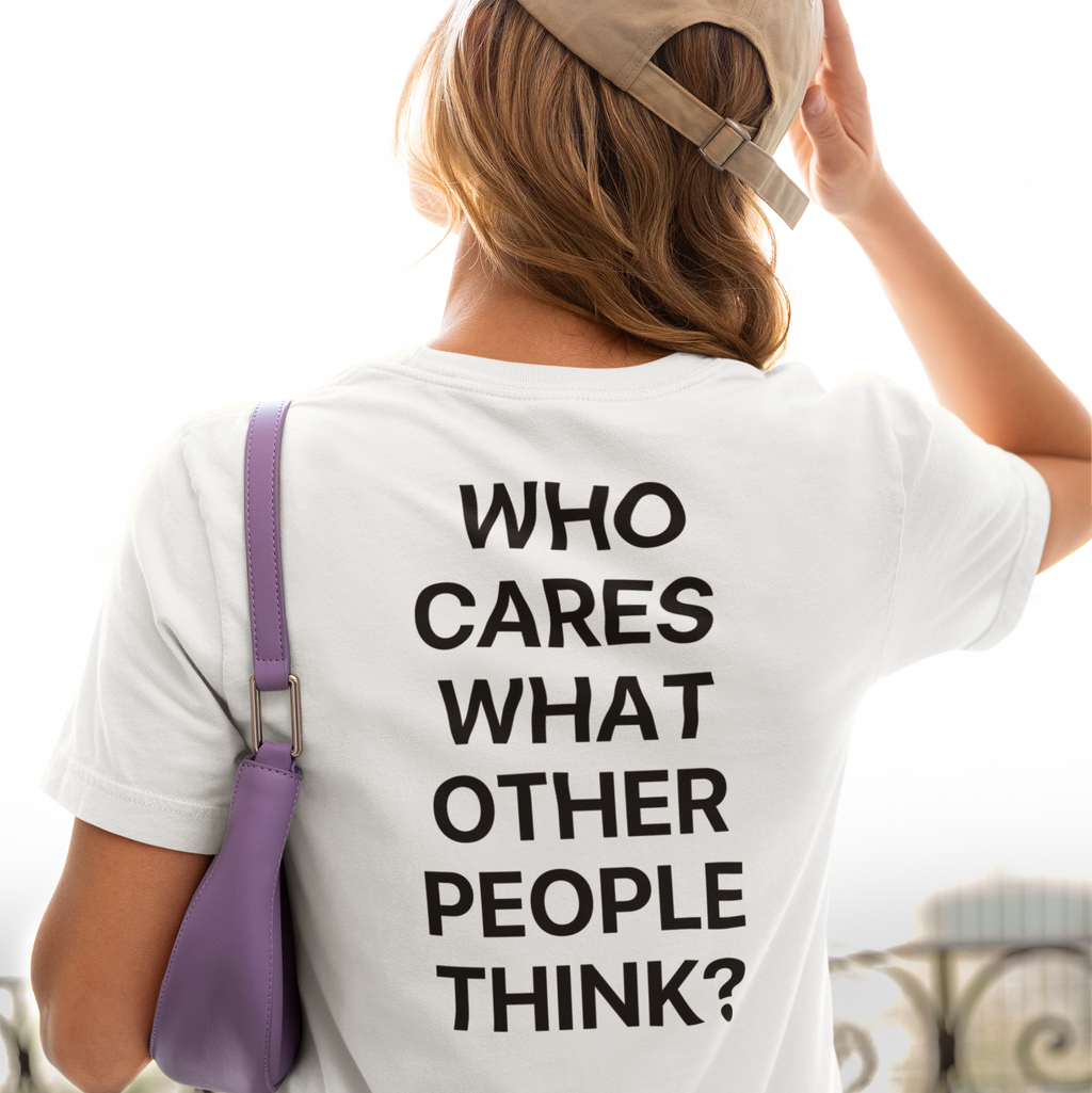 GIU - Who Cares - White Tshirt