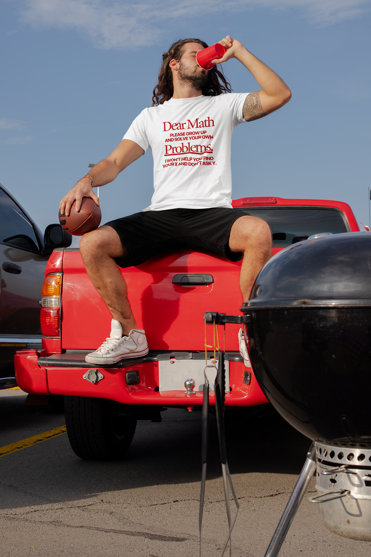 GIU - Dear Math - White Tshirt