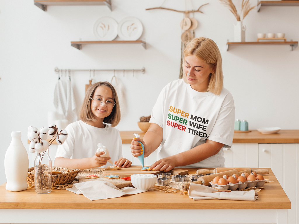 GIU - Super Mom - White Tshirt