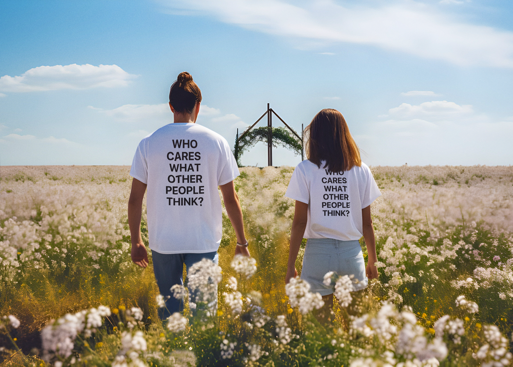 GIU - Who Cares - White Tshirt